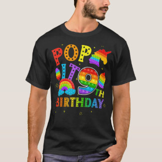 T-shirt pop it 9e anniversaire 9e anniversaire fille 3