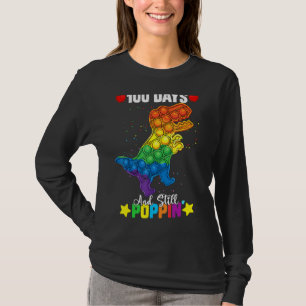 T-shirt Pop It Dinosaur Fidget Jouet 100 Jours École Et St
