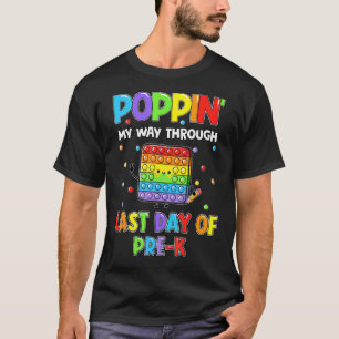 T-shirt Pop It Fidget Pour Dernière Journée De L'École Pré