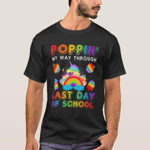 T-shirt Pop It Fidget Toy Poppin' Mon Chemin À Travers De
