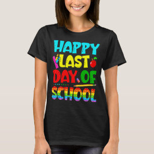 T-shirt Pop It Happy Dernier Jour De L'École Funnny Kids F