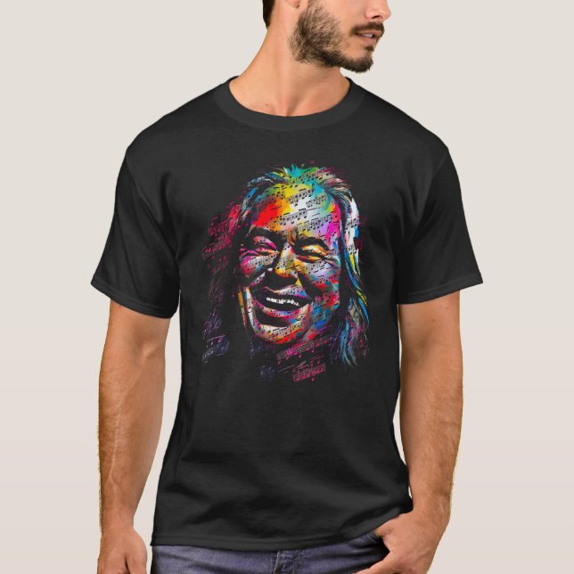 T-shirt Pop Johann Sebastian Bach (Devant)