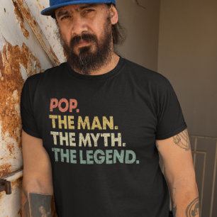 T-shirt Pop L'Homme Le Mythe La Légende