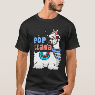 T-shirt Pop Llama Correspondant Famille Pyjamas de Noël