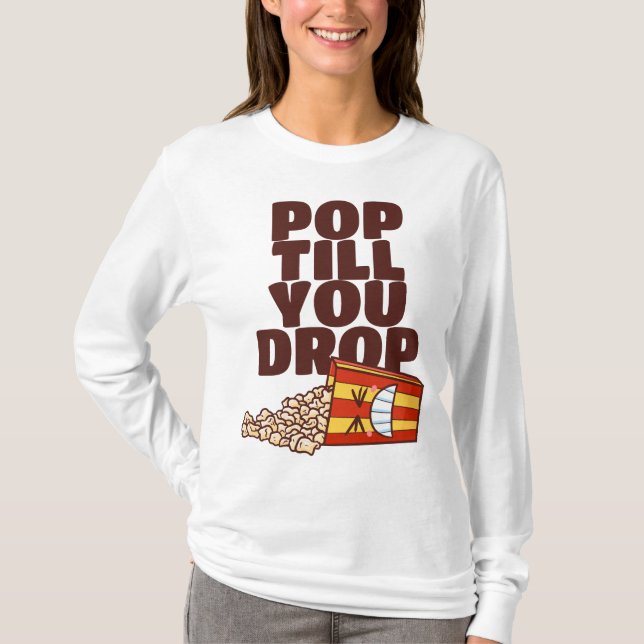 T-shirt Pop personnalisable jusqu'à la suppression (Devant)