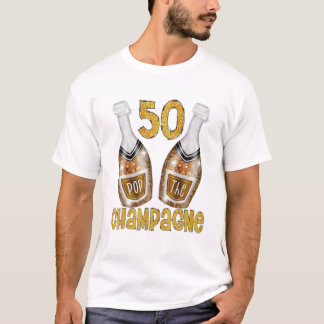 T-shirt Pop The Champagne Design For Women Funny White 50T
