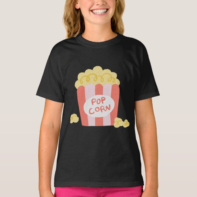 T-shirt Popcorn  (Devant)