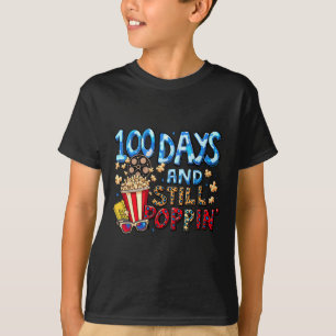 T-shirt Popcorn 100 jours d'école 100 jours et toujours go