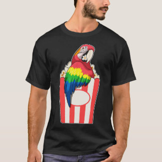T-shirt Popcorn de perroquets