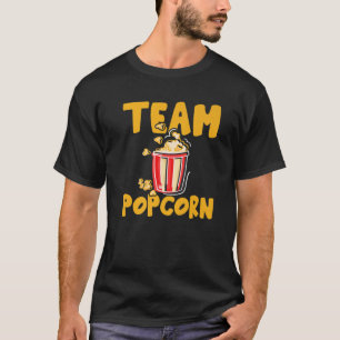 T-shirt Popcorn Films Snack Cinéma TV Spectacles - Équipe 