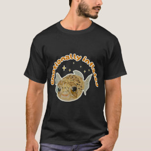 T-shirt Popcorn le Poisson Piquant Émotionnellement Gonflé