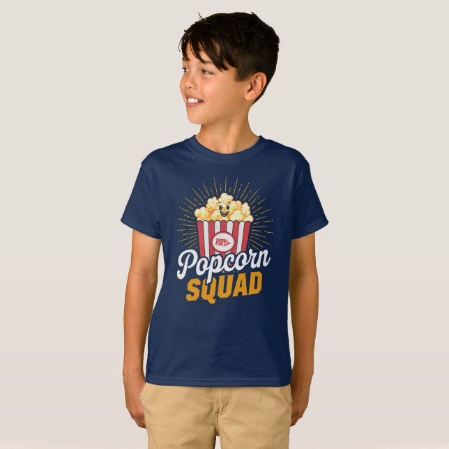 T-shirt Popcorn Squad (Devant entier)