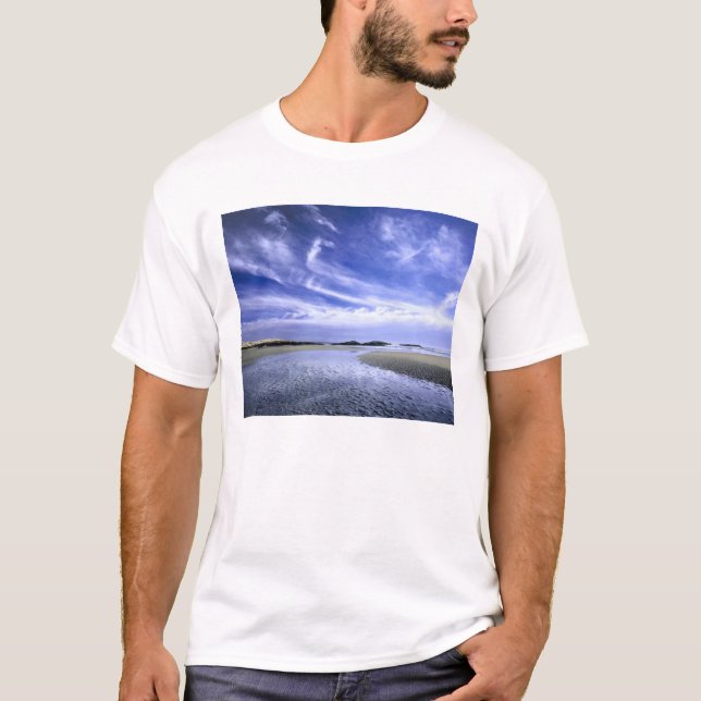 T-shirt POPHAM BEACH STATE PARK, MAINE.États-Unis Cirrus (Devant)