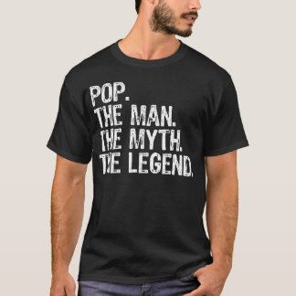 T-shirt Pophe Manhe Mythe Légende Fête des pères cadeau dr