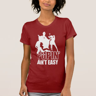 T-shirt Popin n'est pas facile (dans le blanc)