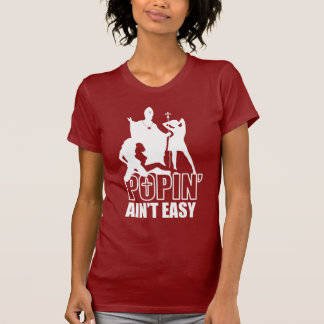 T-shirt Popin n'est pas facile (dans le blanc)