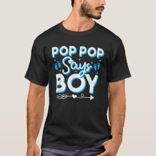 T-shirt Popo Pop Dit Garçon Genre Reveillez l'équipe de fa