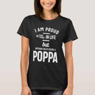 T-shirt Poppa - Fier De Beaucoup De Choses Dans La Vie