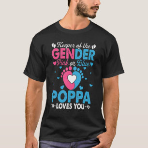 T-shirt Poppa Rose Ou Bleu Vous Aime Genre Révéler Mignonn