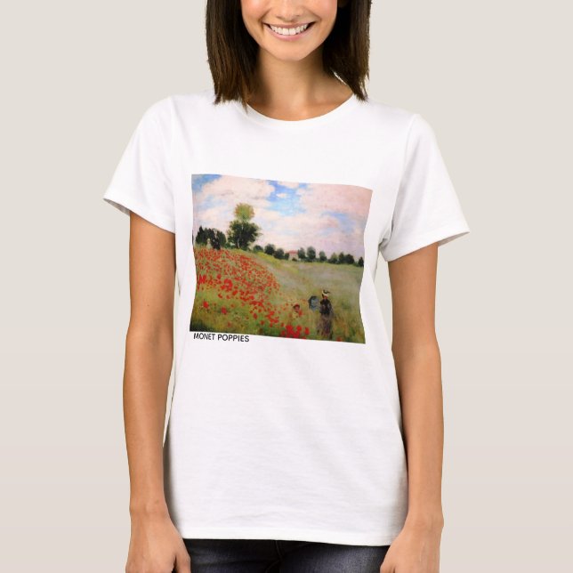 T-shirt Poppies Monet (Devant)