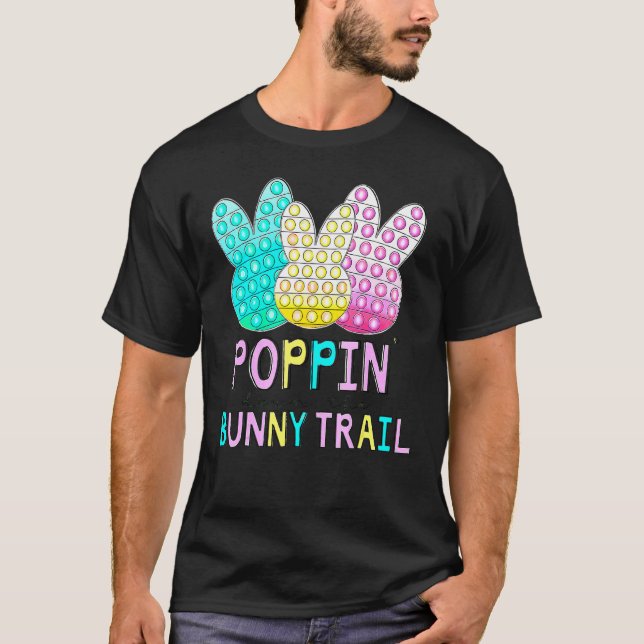 T-shirt Poppinu2019 Descendre Le Sentier Bunny Pop It Happ (Devant)