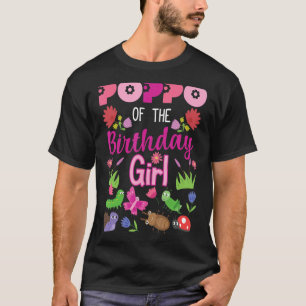 T-shirt Poppo De L'Anniversaire Fille Bug Insect Anniversa