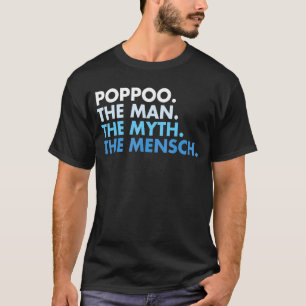 T-shirt Poppoo L'Homme Le Mythe Le Mensque Mignonne Et Pou