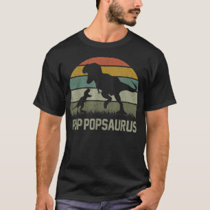 T-shirt PopPop Saurus T Re Dinosaur PopPopSaurus Famille M