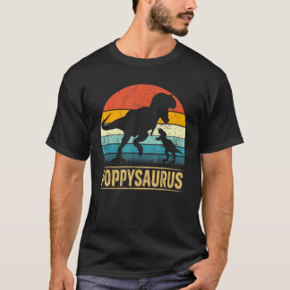 T-shirt Poppy Saurus Rex Dinosaur Poppysaurus Funny Père