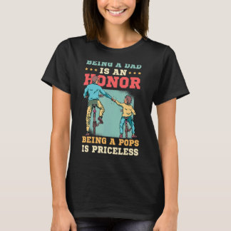 T-shirt Pops grand-père Fête des pères