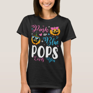T-shirt Pops Rose Ou Bleu Vous Aime Citrouille Bébé Femmes