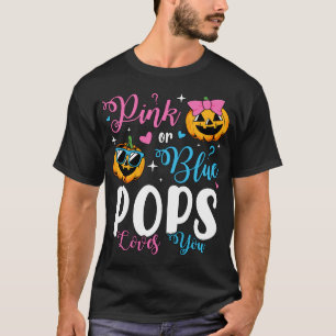 T-shirt Pops Rose Ou Bleu Vous Aime Citrouille Bébé Hommes
