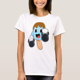 T-shirt Popsicle at Strength entraînement avec Dumbbells