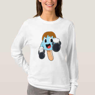 T-shirt Popsicle at Strength entraînement avec Dumbbells