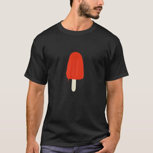 T-shirt Popsicle de plaisir d'été (Devant)