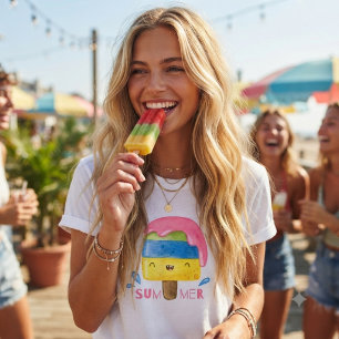 T-shirt Popsicle estival et drôle quirky