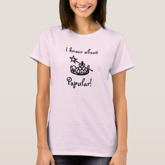 T-shirt populaire de dames