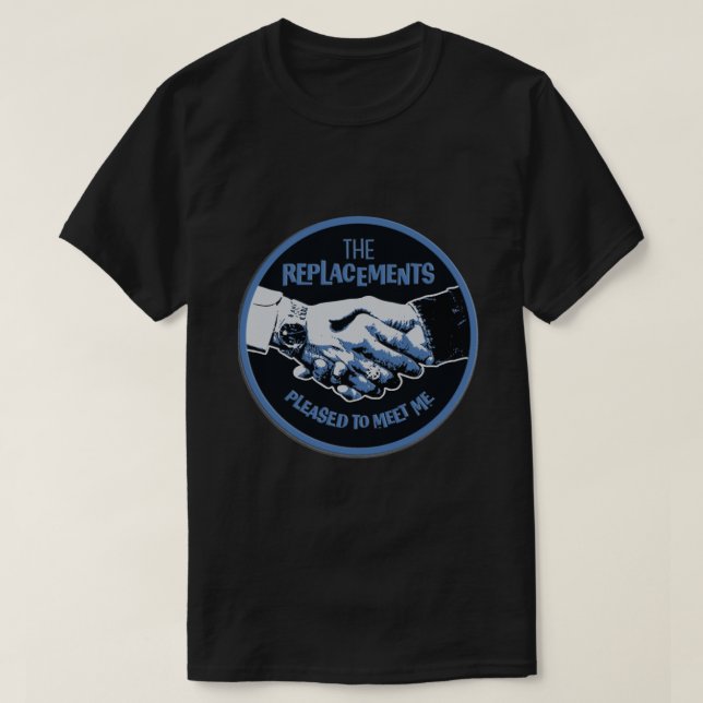 T-shirt Populaire La Musique Rock de la bande de remplacem (Design devant)