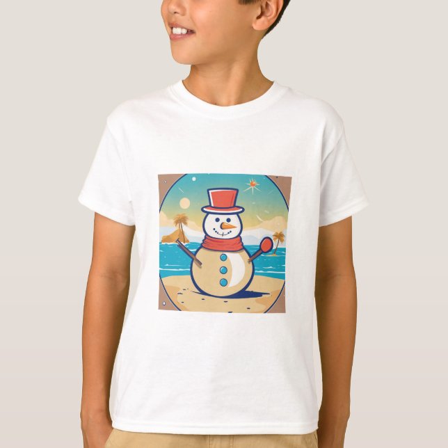 t-shirt populaire vintage de noël (Devant)