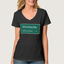 Population de Wombsville 1 | Chemise drôle pour Ba