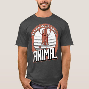 T-shirt Porc Bacon Cochon - Bacon Is My Spirit Animal Prem