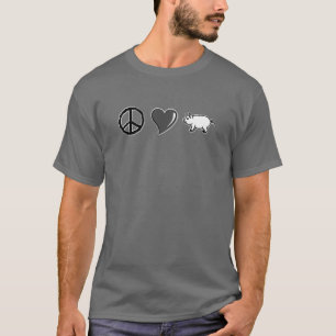 T-shirt Porc d'amour de paix
