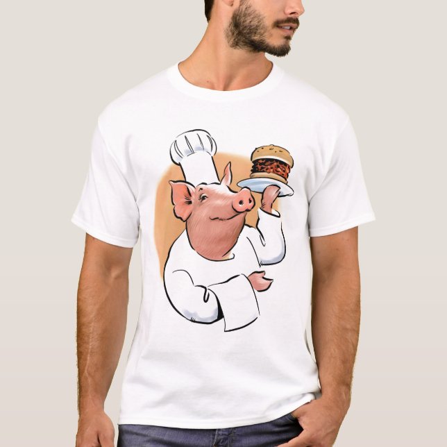 T-shirt Porc de BBQ (Devant)