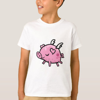 T-shirt Porc de vol de bande dessinée