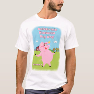 T-shirt Porc jour 1er mars national