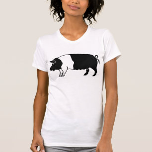 T-shirt Porc noir de pays