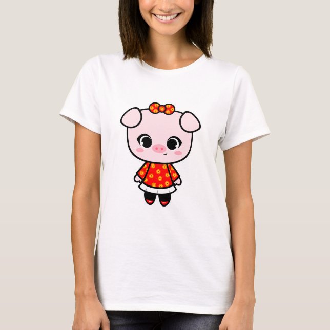 T-shirt Porcin mignon (Devant)