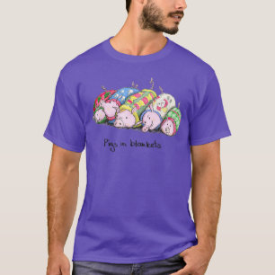 T-shirt Porcs dans les couvertures (2)