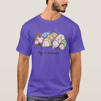 T-shirt Porcs dans les couvertures (2)