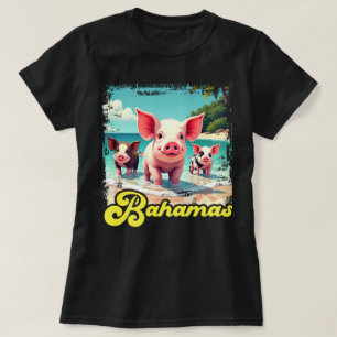 T-shirt Porcs Nageurs des Bahamas - Aventure à Pig Beach d